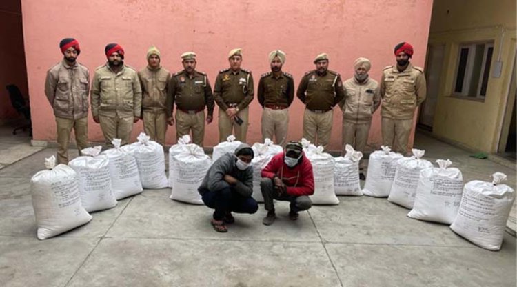पंजाबः भारी मात्रा में चूरा पोस्त सहित 2 गिरफ्तार