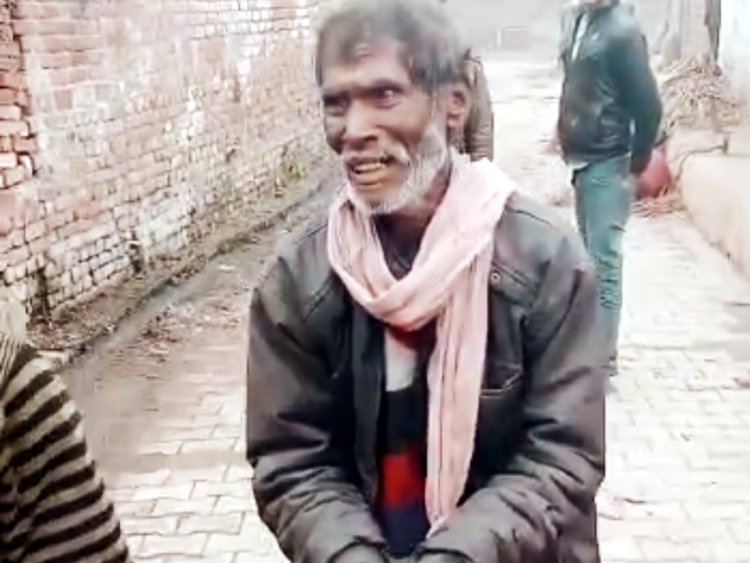 ठंड से पत्नी की हुई मौत, भीख मांगकर करना पड़ा अंतिम संस्कार