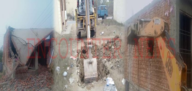 जालंधरः कैंट विधानसभा हल्के में निगम की कार्रवाई, कांग्रेसी नेता के करीबी की अवैध कालोनी और इमारतों पर चली डिच, देखें वीडियो
