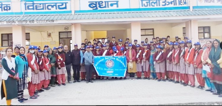 बुधान स्कूल में नशे के खिलाफ एक दिवसीय जागरूकता कार्यक्रम आयोजित