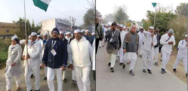 डॉ. विजय डोगरा ने राहुल गांधी के साथ भारत जोड़ो यात्रा में लिया हिस्सा 