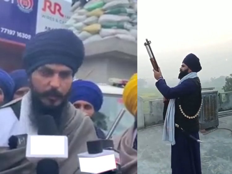 पंजाबः वरिंदर की गिरफ्तारी के बाद थाने पहुंचे वारिस पंजाब दे के मुखी अमृतपाल सिंह, जाने क्या कहा, देखें वीडियो