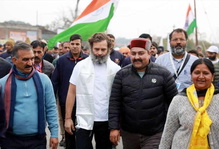 अखिल अग्निहोत्री ने राहुल गांधी के साथ भारत जोड़ो यात्रा में लिया हिस्सा 