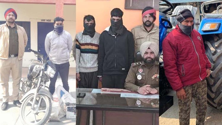 जालंधरः पुलिस ने अलग-अलग मामलों में 4 आरोपियों को किया गिरफ्तार