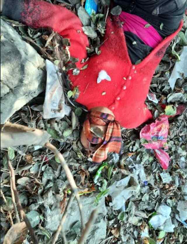 चिंतपूर्णी रोड पर घेवट वेहड की खाई में मिली युवती की लाश