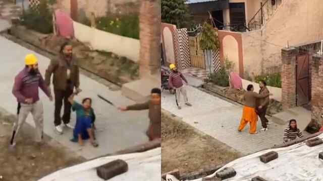 होशियारपुरः पुलिसकर्मी की गुंडागर्दी, पड़ोसी पर किया तेजधार हथियार से हमला, देखें वीडियों