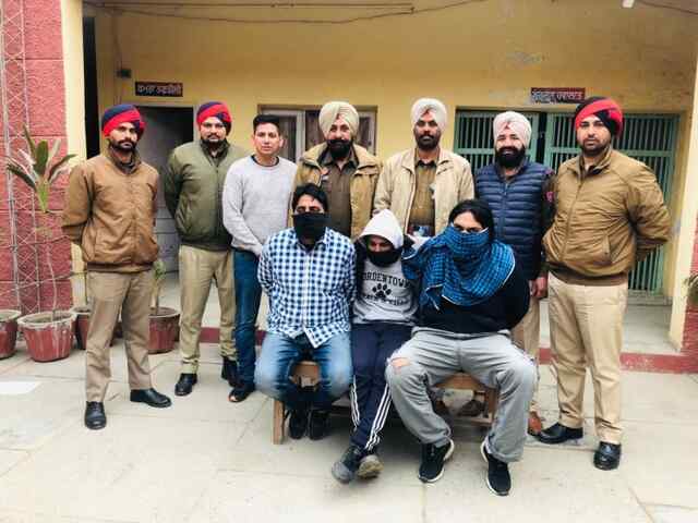 जालंधरः नशीले पदार्थ और अवैध पिस्टल सहित 3 गिरफ्तार, एक फरार
