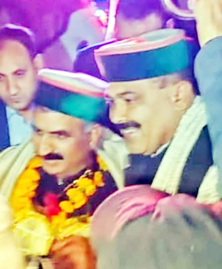 सीएम सुखविंदर सिंह सुक्खू का बंगाणा में हुआ भव्य स्वागत