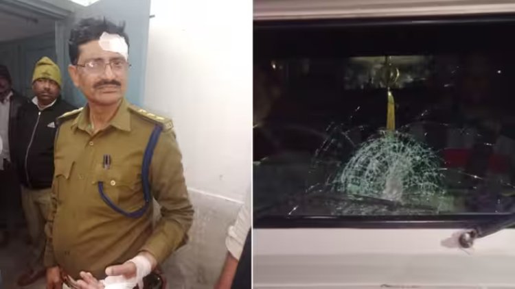 शराब तस्करों ने किया पुलिस पर हमला, 9 कर्मी घायल