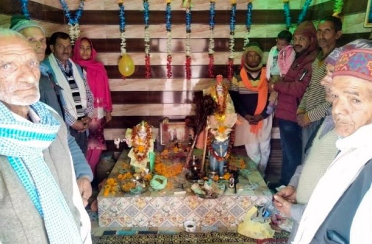बडोआ में नव निर्मित मंदिर में प्राण प्रतिष्ठा व भंडारे का आयोजन