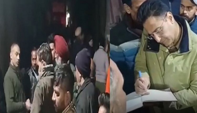 दुकान में लूट की वारदात दौरान लुटेरों ने चलाई गोली, एक घायल, देखें वीडियो