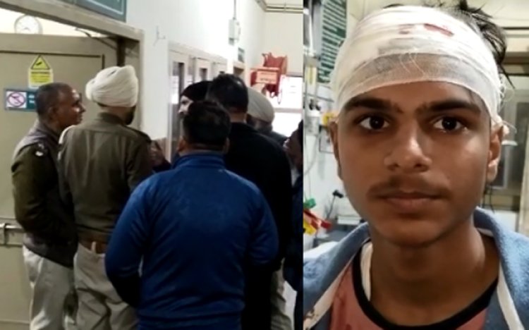 ट्यूशन जा रहे स्टूटेंड पर लुटेरों ने किया तेजधार हथियार से हमला, देखें वीडियो