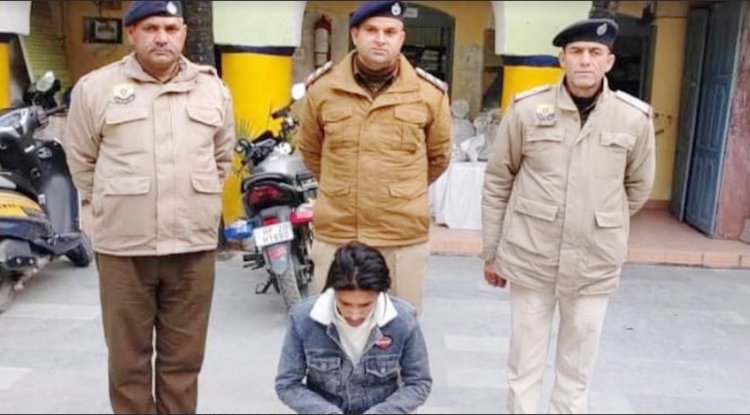 वीएसएनएल स्टोर से टेलीफोन तार चोरी का आरोपी युवक पंजाब से पकड़ा 