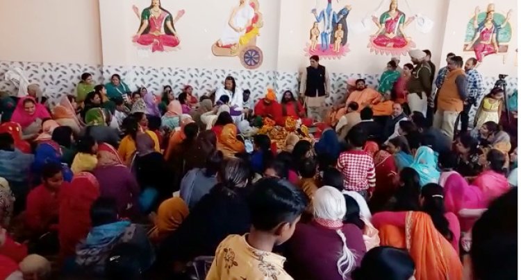 श्री ज्वाला जी मंदिर का पुनर निर्माण की गयी मूर्ति स्थापितः पंचानंद गिरी