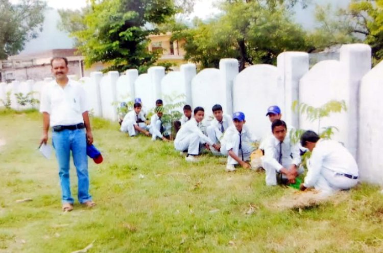 जीवन मोदगिल ने कायम की मिसाल, स्कूल परिसर को हरा भरा कर चार चांद लगा दिए