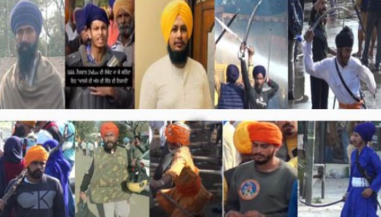 बंदी सिंहों की रिहाई दौरान तोड़फोड़ करने वालों की पुलिस ने जारी की तस्वीरें , रखा ईनाम