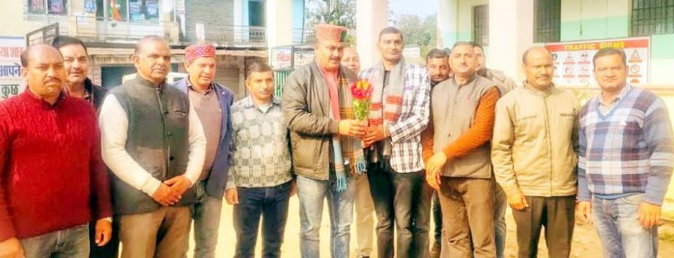 प्रबक्ता संघ बंगाणा ने सीएम राहत कोष के लिए दिया 21 हजार का चैक