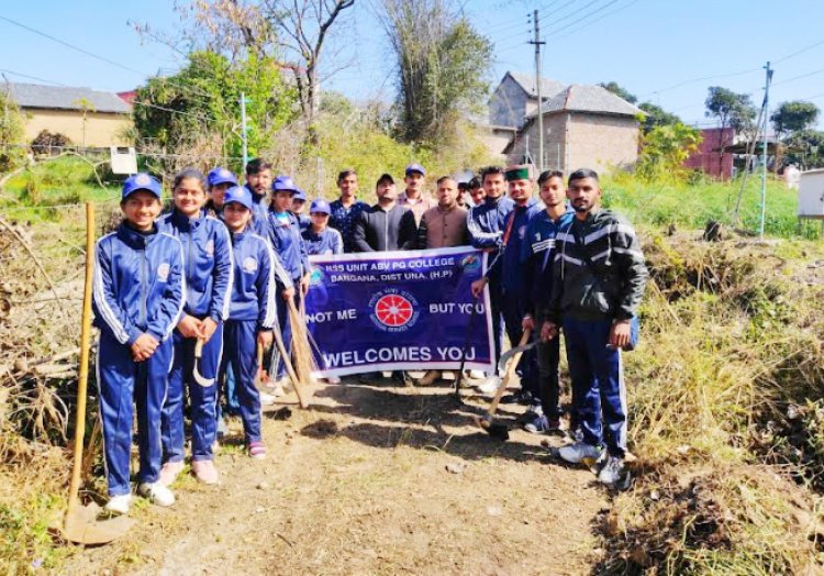 अटल बिहारी बाजपेई महाविद्यालय में बताया एनएसएस युवा कैसे बनें सैनिक
