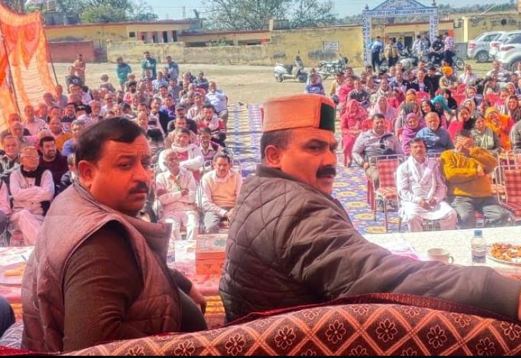 चताड़ा में बनेगा मिनी स्टेडियम, रिघ ओर मैरिज पैलेस का भी होगा निर्माण:देवेन्द्र भुट्टो