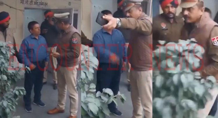 जालंधरः SHO और अड्डा टांडा चौक के प्रधान में हुआ विवाद, एसोसिएशन ने दुकानें बंद करने का किया ऐलान, देखें वीडियो