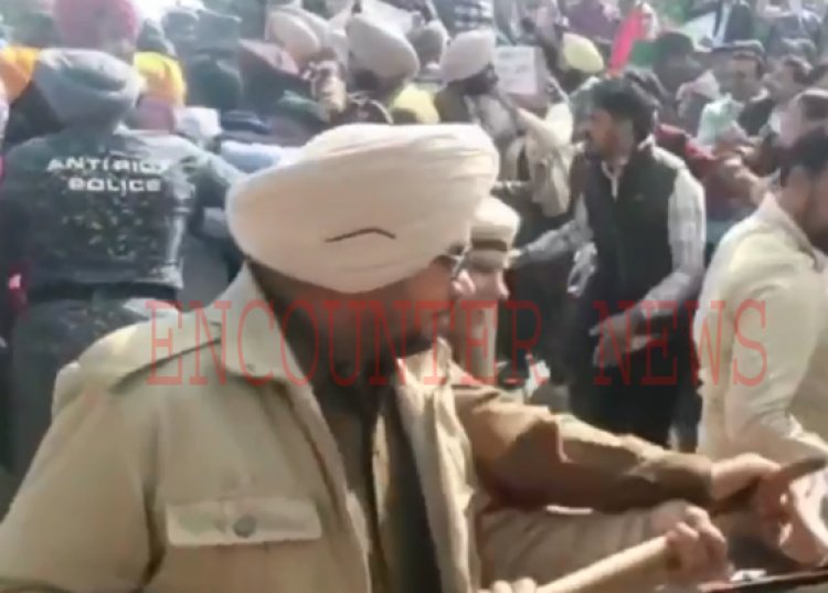 पंजाबः सीएम मान की रिहायश का घेराव करने गए टीचरों और पुलिस के बीच हुई हाथापाई, देखें वीडियो