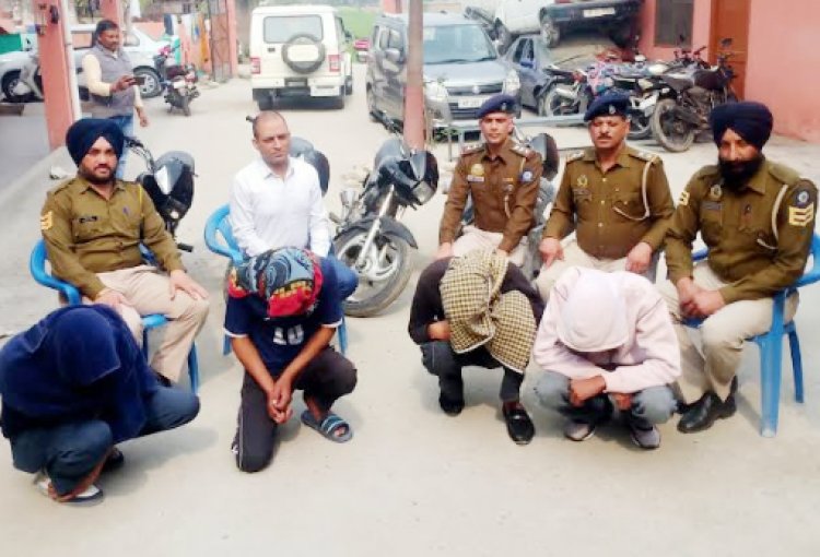बाइक चोरी के आरोपी काबू