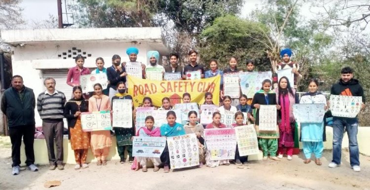 सड़क सुरक्षा के प्रति जागरूकता अभियान सराहनीय : प्राचार्य