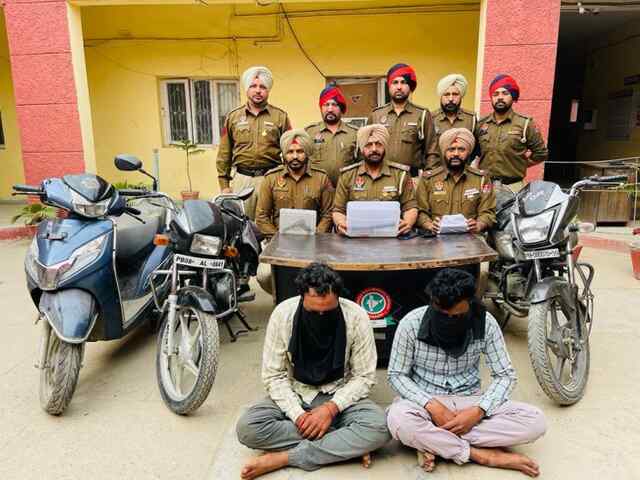 लूटपाट की वारदातों को अंजाम देने वाले दो गिरफ्तार