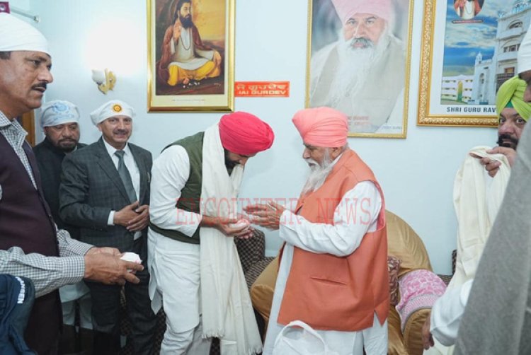 जालंधरः डेरा सचखंड बल्ला पहुंचे पंजाब कांग्रेस प्रधान Raja Warring, देखें तस्वीरें 