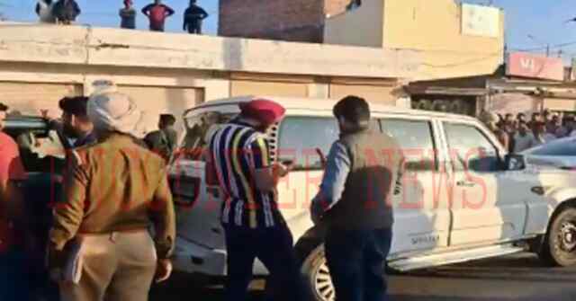 पंजाबः पुलिस और गैंगस्टरों में मुठभेड़ , 2 पुलिस कर्मी घायल, देखें वी़डियो