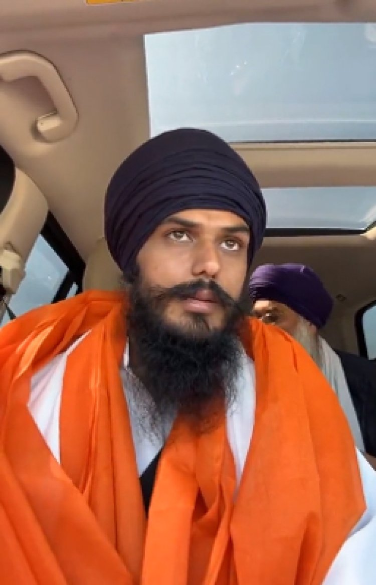 पंजाबः थाने का घेराव करने के लिए निकले अमृतपाल सिंह, लोगों से की ये अपील, देखें वीडियो