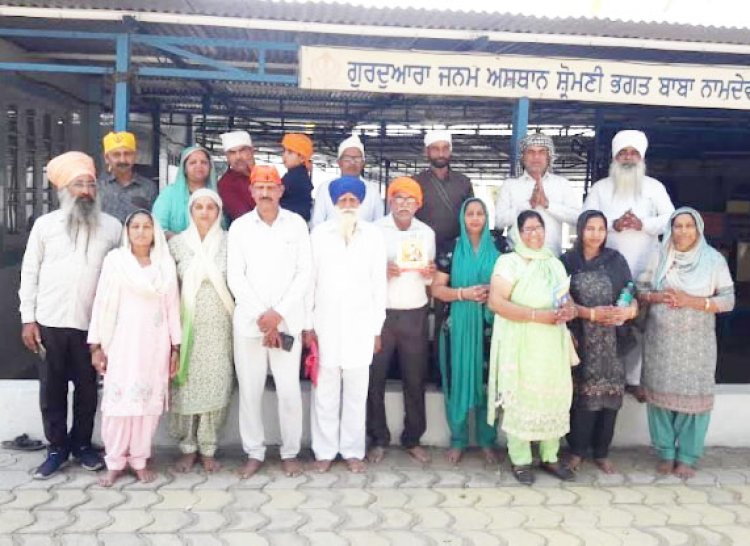 तख्त श्री हजूर साहिब के दर्शन करने के बाद सकुशल लौटा बद्दी के लोगों का जत्था