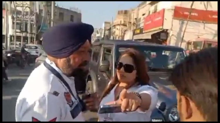 जालंधरः इस इलाके में थार सवार युवती ने किया हाईवोल्टेज ड्रामा, देखें वीडियो
