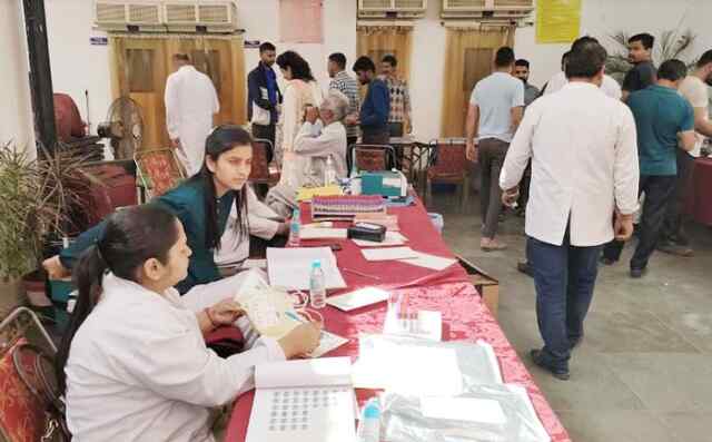 क्योटेक ग्रुप के रक्तदान शिविर 104 लोगो ने किया रक्तदान