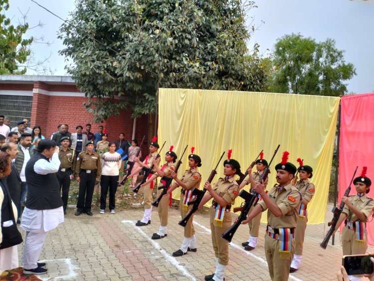 छठी हि.प्र. ( स्वतंत्र) कंपनी एनसीसी यूनिट ऊना द्वारा उप – मुख्यमंत्री को दी गार्ड ऑफ ऑनर