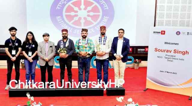 नगर परिषद बद्दी के सौरव सिंह को चितकारा यूनिवर्सिटी ने पर्यावरण संरक्षक पुरस्कार से नवाजा