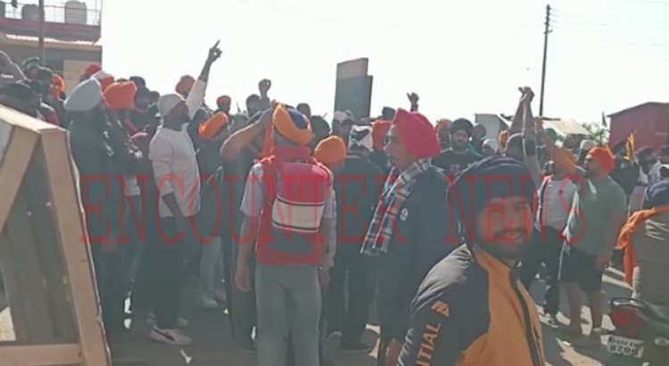 हिमाचल में झड़प के बाद भड़के श्रद्धालुओं का पंजाब बॉर्डर पर प्रदर्शन, देखें वीडियो