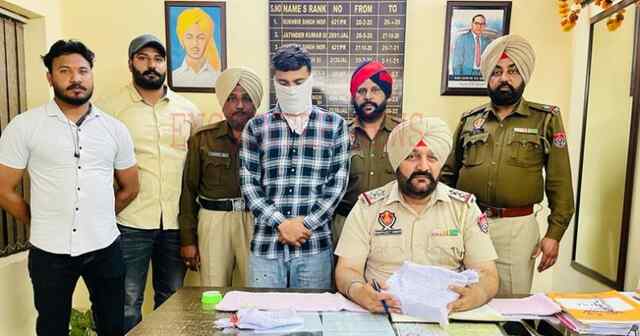 जालंधरः अवैध पिस्तौल और 6 जिंदा रौंद सहित एक गिरफ्तार