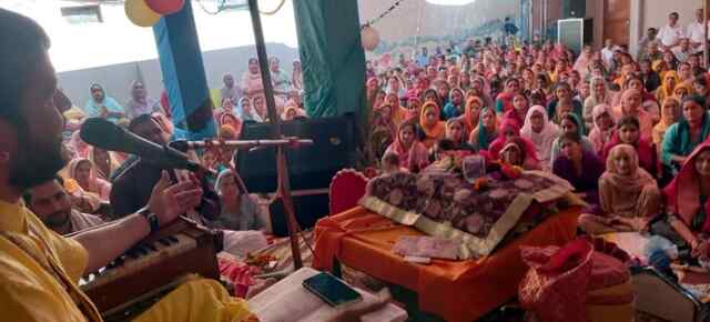 भागवत कथा के अंतिम दिन हुआ कॄष्ण सुदामा की दोस्ती कक गुनगान