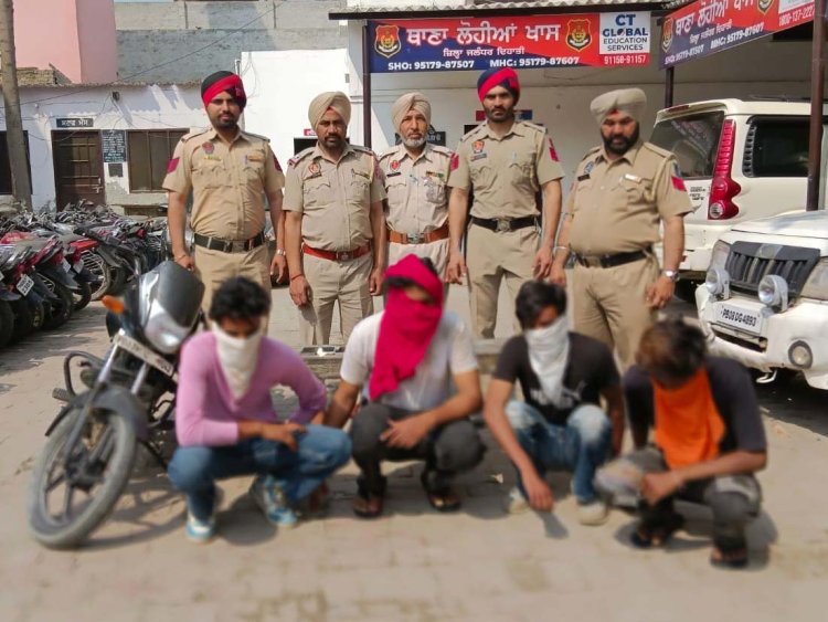 देहात पुलिस ने अलग-अलग मामलों में 5 व्यक्तियों को किया गिरफ्तार