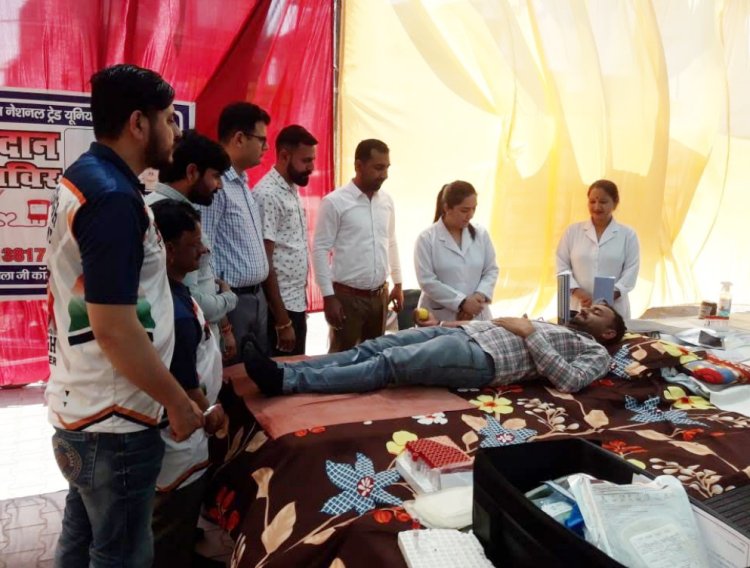 भगत सिंह यूथ क्लब की ओर से रक्तदान शिविर का आयोजन