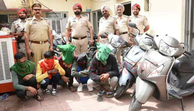 जालंधरः पुलिस के हत्थे चढ़ा चोर गिरोह, 7 वाहनों सहित 5 गिरफ्तार, देखें वीडियो