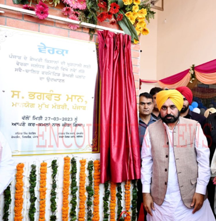 जालंधरः 84 करोड़ रुपए की लागत से बने नए प्लांट का CM मान ने किया उद्घाटन, देखें तस्वीरें