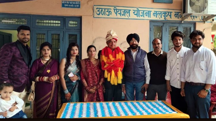 जल शक्ति विभाग संतोषगढ़ से सेवानिवृत्त हुए अशोक कुमार