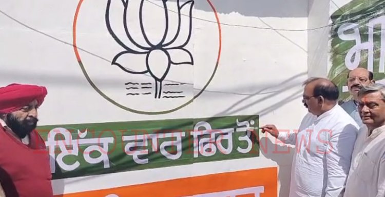 जालंधरः भाजपा ने फिर चलाई मोदी सरकार की वॉलपेपर मुहिम, देखें वीडियो
