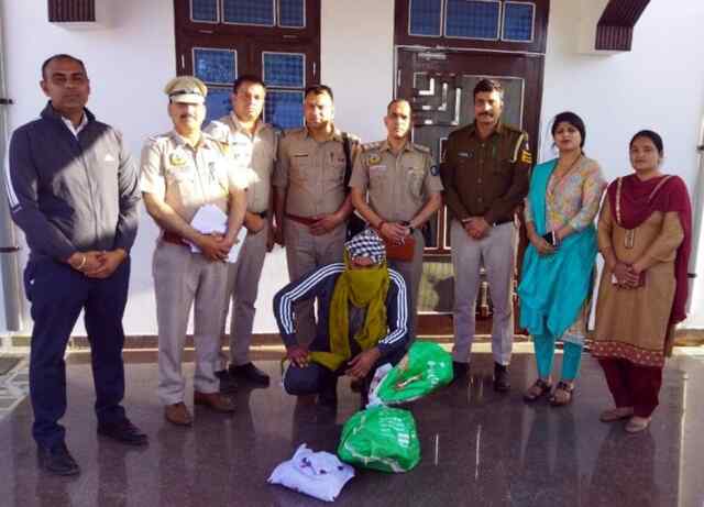 हरोली पुलिस ने भारी मात्रा में पकड़ा नशा, एक गिरफ्तार