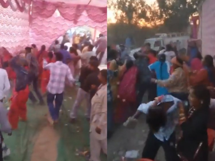 पंजाब : शादी में हुआ हंगामा, जमकर चली कुर्सियां, देखें वीडियो