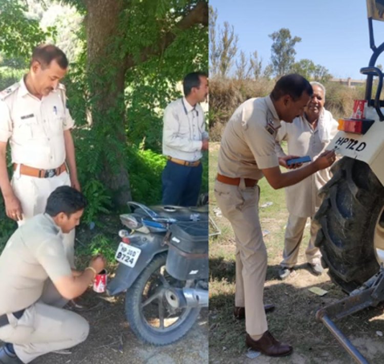 हिमाचलः प्रशासन की बड़ी कार्रवाई, बिना नंबर प्लेट वाहनों पर लगा पूर्ण प्रतिबंध