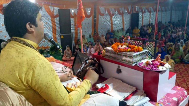 संतो के मिलने से ही प्रभु भक्ति की धारा उत्पन्न होती है: आचार्य तरुण डोगरा