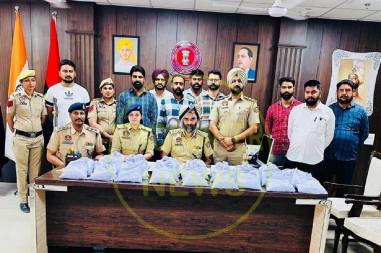 पंजाबः 36.9 किलो हेरोइन सहित 4 तस्कर गिरफ्तार